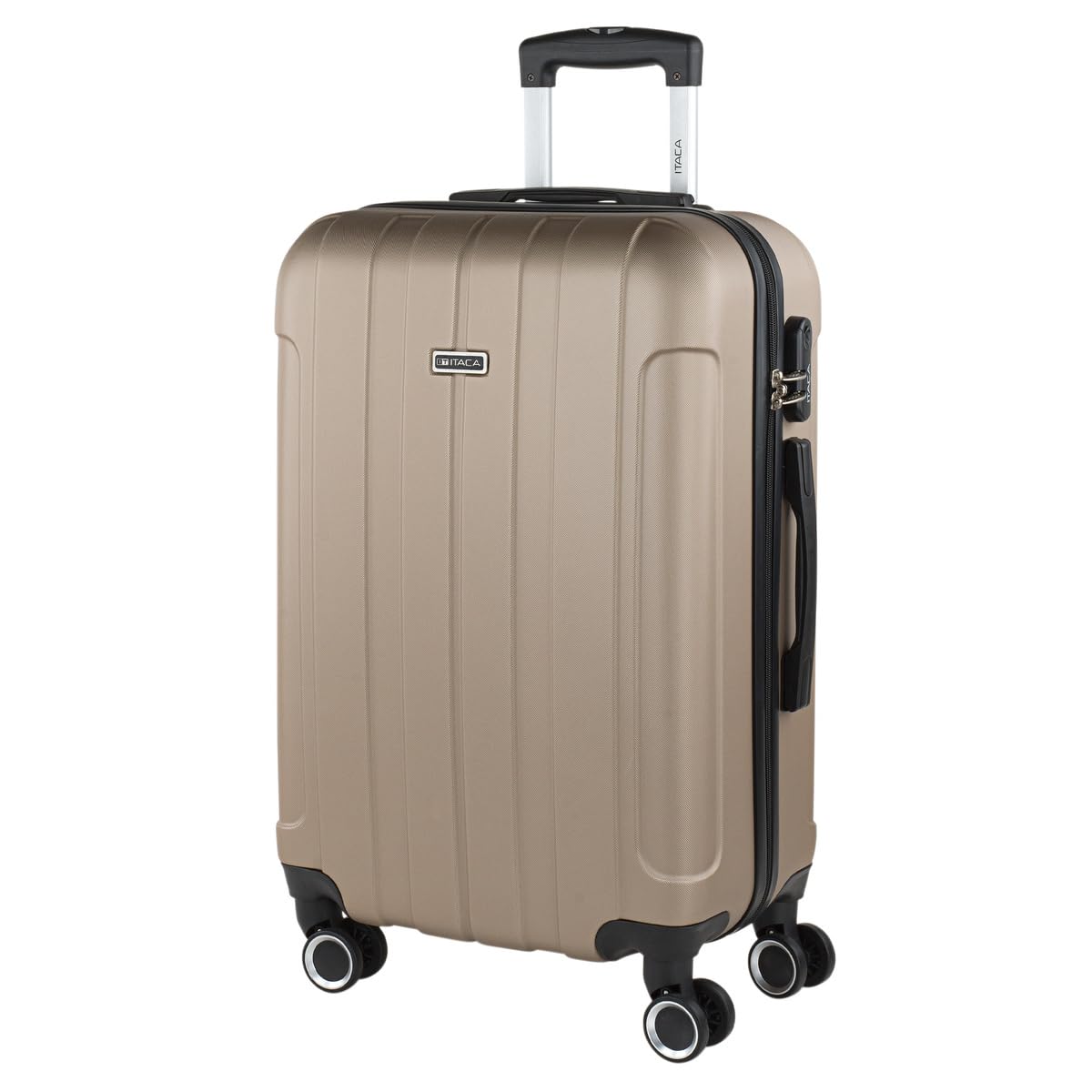 ITACA - Maleta Mediana con 4 Ruedas Giratorias para Viajes Largos Tipo Trolley Ideal como Maletas de Viaje Grandes 23 Kilos y Maleta Viaje Mediana Resistentes, Amarillo — view 97