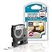 DYMO D1 Durable Labeling Tape for LabelManager Label Makers Black Print on White Tape 1/2
