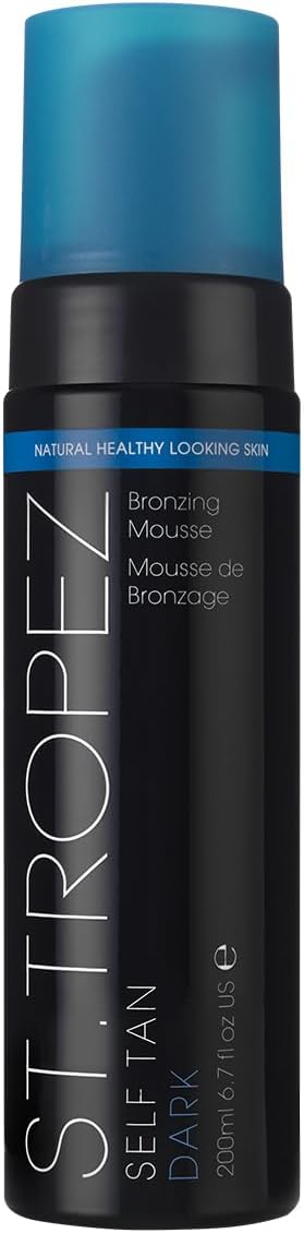 St. Tropez Self Tan Dark Bronzing Mousse for Unisex, 6.7 oz