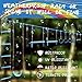 VOKSAFE Ninja Warrior Obstacle Course for Kids - Ninja Backyard Obstacle Course - 50' Weatherproof Outdoor Ninja Course Set with 10 Obstacles, Like Ladder, Swing