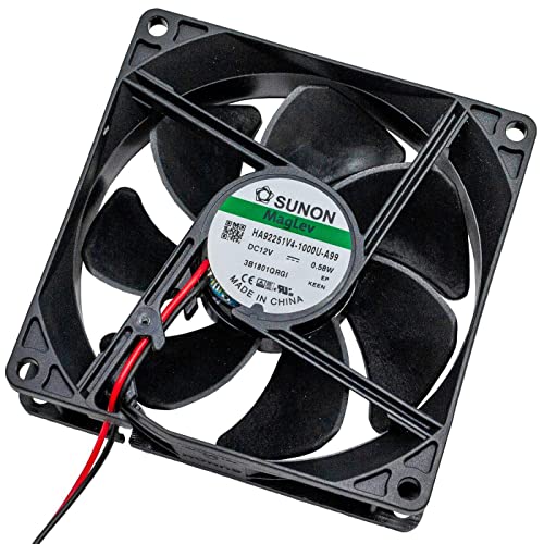 Fan Ventilateur 12V DC 0,54W 92x92x25mm 48,2m³/h 1700U/Min 48,2m³/h Sunon HA92251V41000UA99