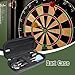 Ruqingg Case Holds 3 Darts EVA Box with Mesh Pocket Zipper Closure Holder for Steel and Soft Tips Protective Portable Flip Open Storage