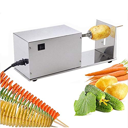 Commercial Potato Slicer Electric Tornado Potato Automatic Cutter Machine Spiral Potato Cutter Twister Spiral Zucchini