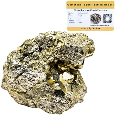 Pyrite Stone Original Certified Pyrite from Peru - 40 to 80 Grams