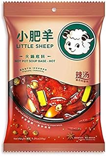 LITTLE SHEEP Hot Pot Soup Base (Hot), 235g (Pack Of 5)
