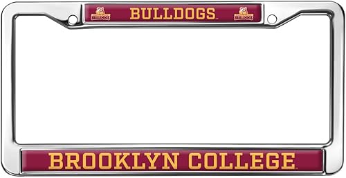 Vista 266 de Marco de Metal para Placa de Matrícula de Tamaño Completo con Logotipo de los Bulldogs de Louisiana Tech Louisiana Tech Bulldogs