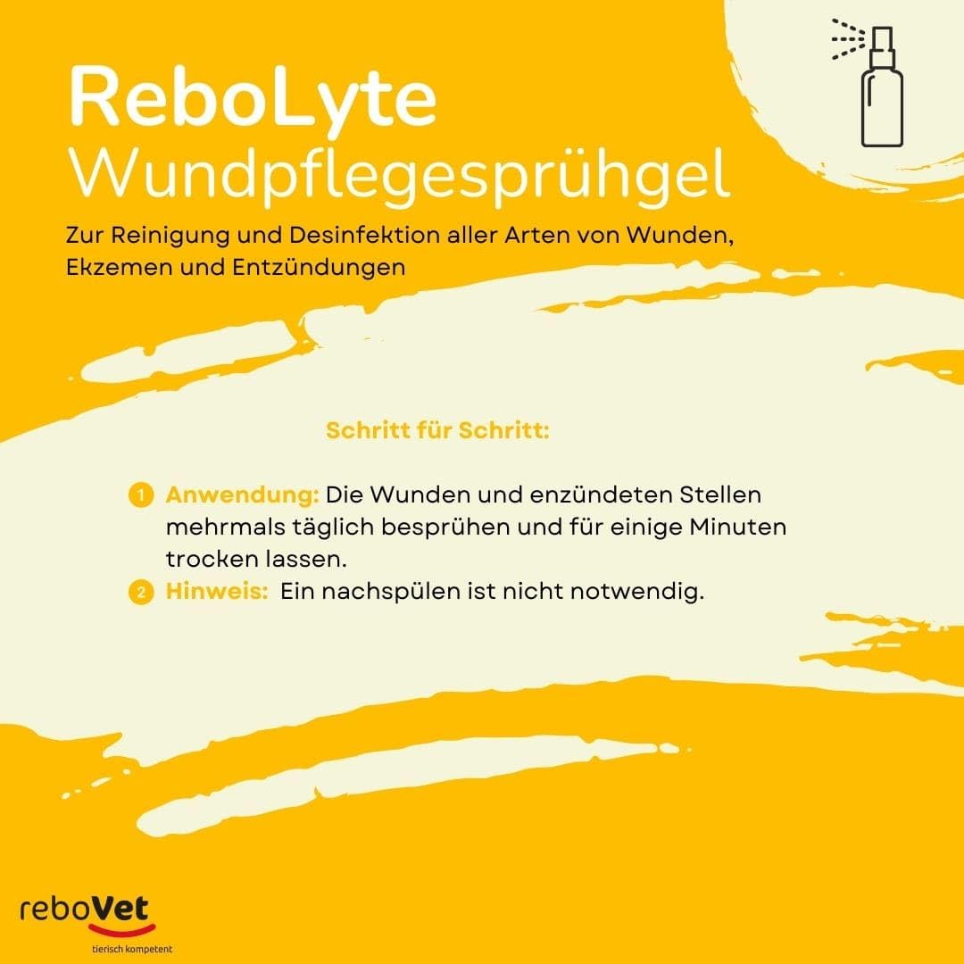 ReboLyte Haut-, Fell- & Gefiederpflege 1 L: Feuchtigkeitsspendende Pflege für Haustiere, Unterstützt Hautregeneration & Fellglanz, Ideal für Vögel & Kleintiere