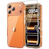 Immagine di TAURI Cover per iPhone 17 Pro Max con Pellicola in Vetro Temperato,Protezione Completa della Fotocamera,Custodia per Sottile Antishock, Anticaduta - Trasparente
