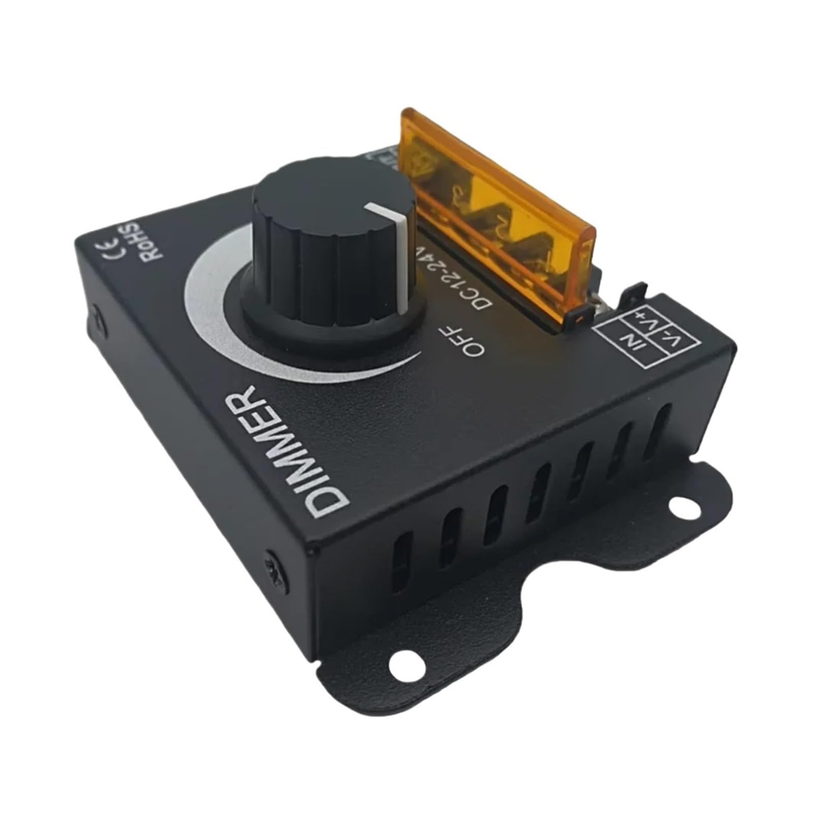 DC 12V-24V LED-Dimmerschalter 30A LED-Monochrom-Controller, PWM-Digital-Dimm-Lichtleiste, Monochrom-Licht-LED-Dimmer-Controller