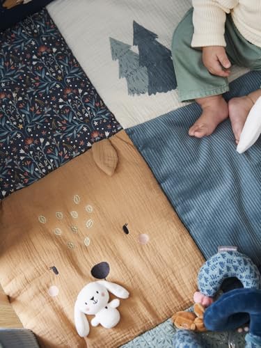 Tapis de sol pour parc en velours et coton de qualité supérieure Brocéliande - 6