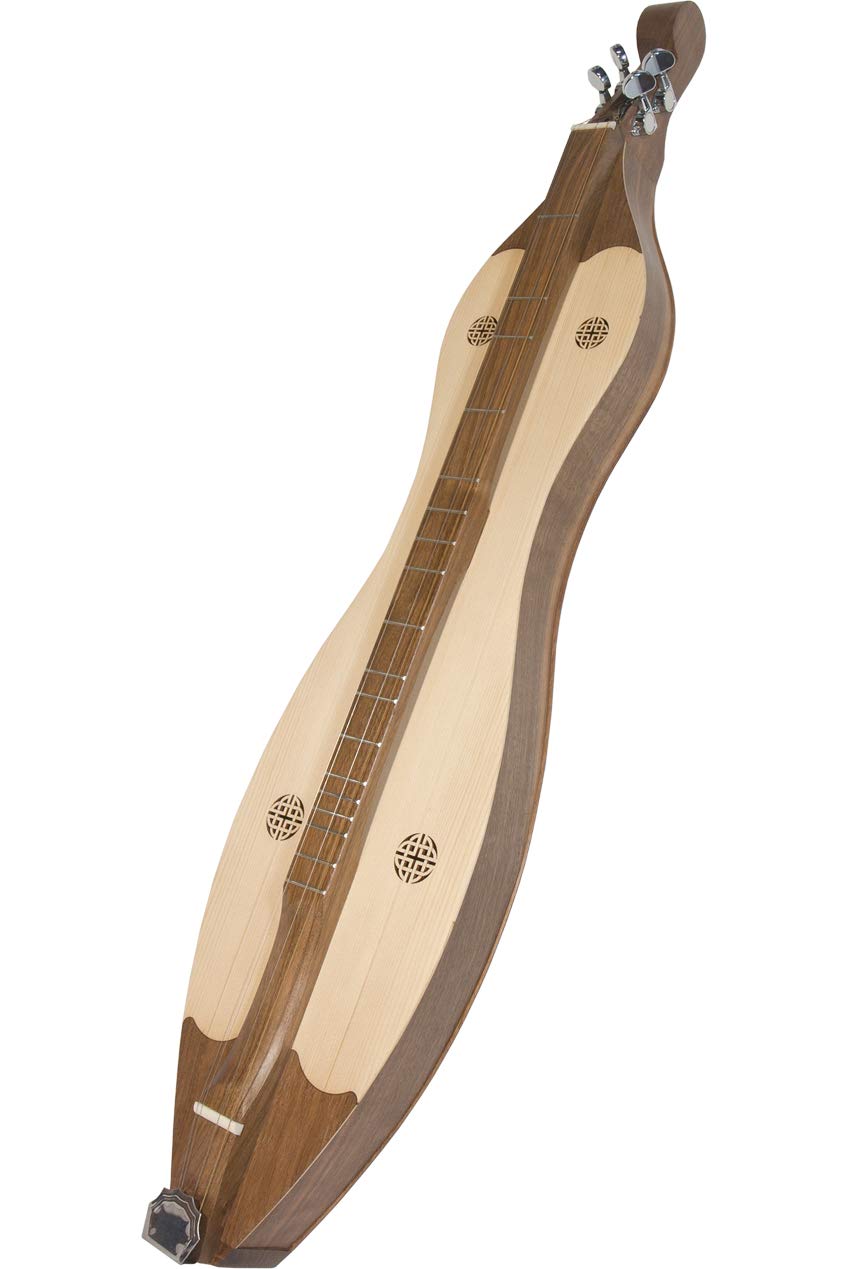 Includes: Dulcimer 4-string Vaulted Spruce Knotwork, Walnut + Snark Clip-On Chromatic Tuner - Image 2