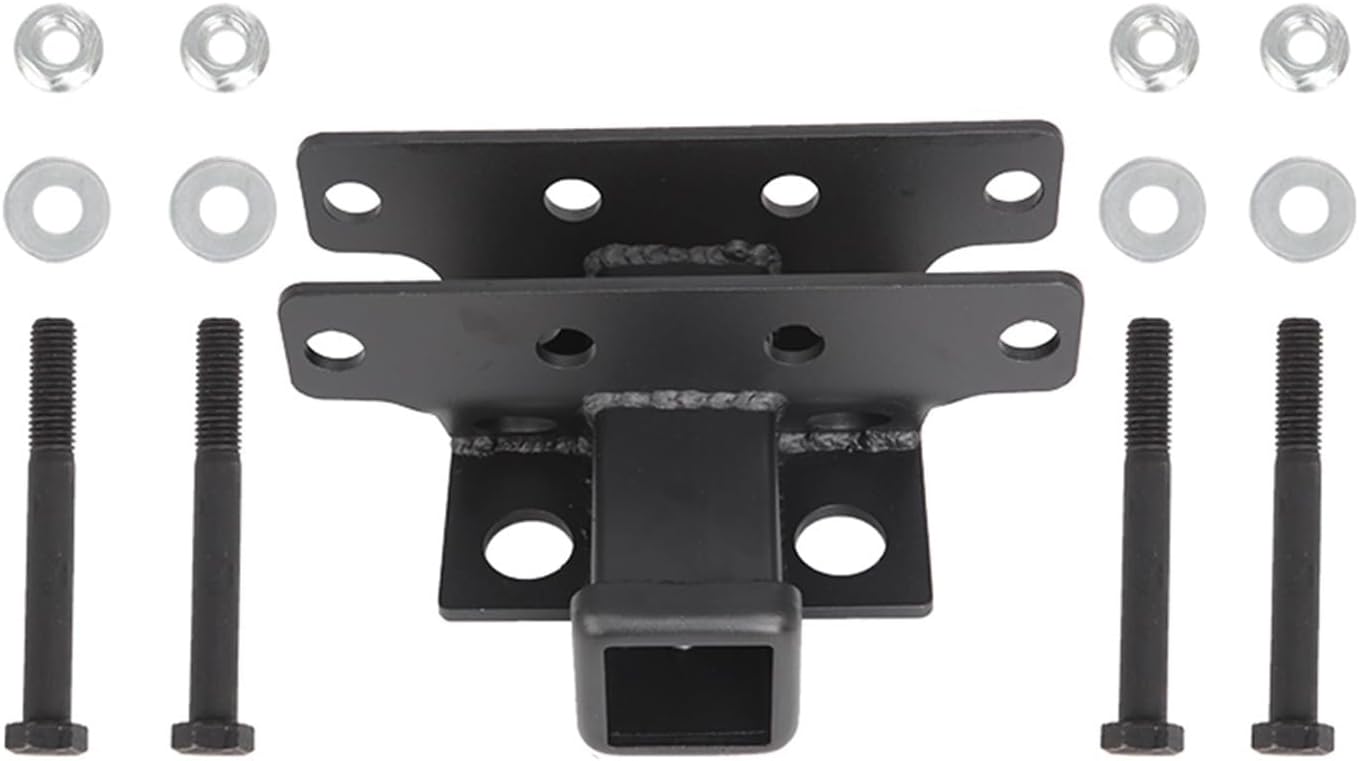 Trailer Hitches, 2inch Car Tow Hitch Receiver Trailer Rear Low Bumper Heavy Duty Metal Towing Hitch Connector Kit