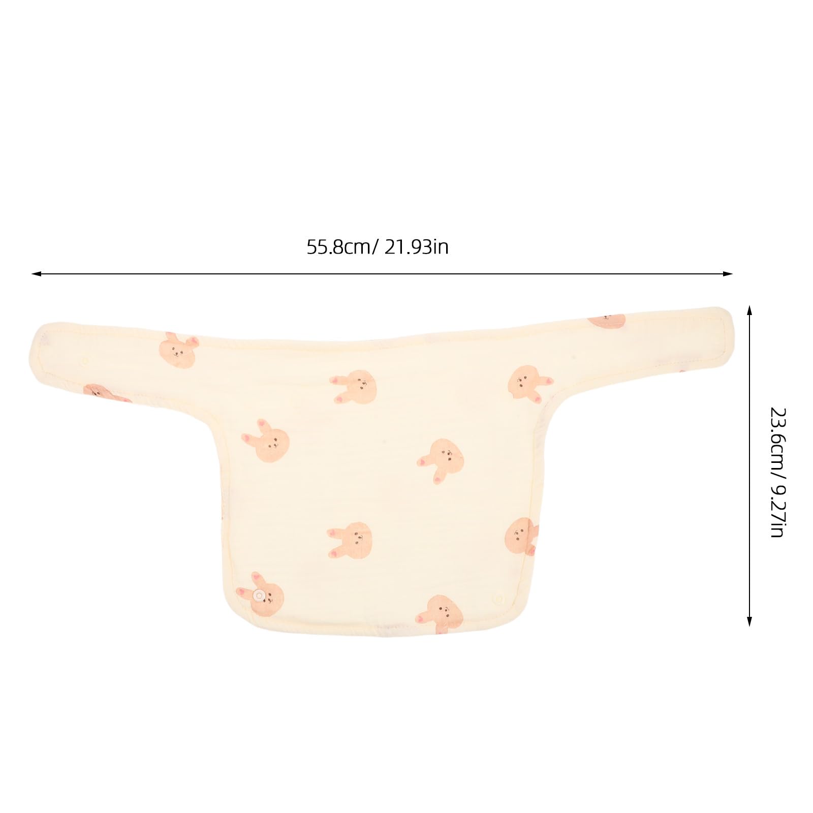Lurrose Baberos de algodón suave para bebés, baberos absorbentes para la dentición de recién nacidos, bebés y niños, fáciles de limpiar, toalla de saliva adorable para la baba y la dentición.