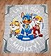 Herding Paw Patrol Fleecedecke, 130 x 160 cm, Polyester, Grau