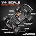 X-TMAGA 1:14 Scale All Terrain RC Cars for Adults & Boys (HS14323), Max Fast 40+ KPH, 4WD Off-Road RC Truck for Snow & Sand & Mud, 4X4 Waterproof Remote Control Car with 2 Rechargeable Batteries