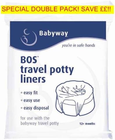 Babyway Travel Potty Liners 2 pack - 20 LINERS