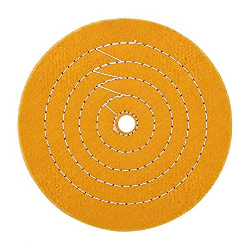scottchen PRO Buffing Polishing yellow Treated Wheel 8 inch (42 Ply