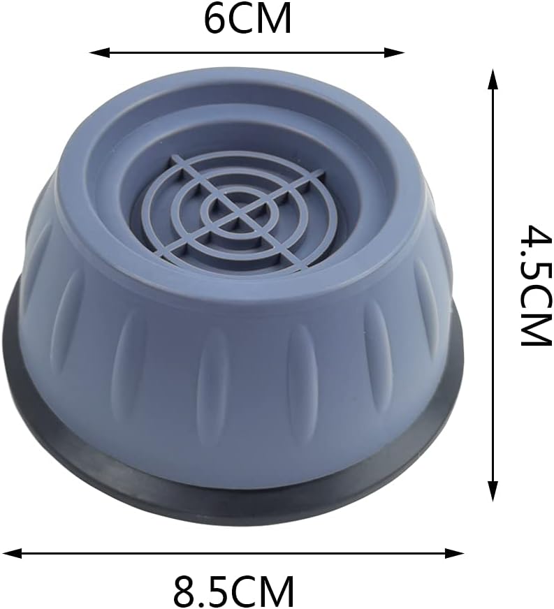 Tampon à Pied Anti-Vibration Universel pour Lave-Linge et Sèche-Linge - Pack de 4, Réduction du Bruit et Stabilité - Image secondaire