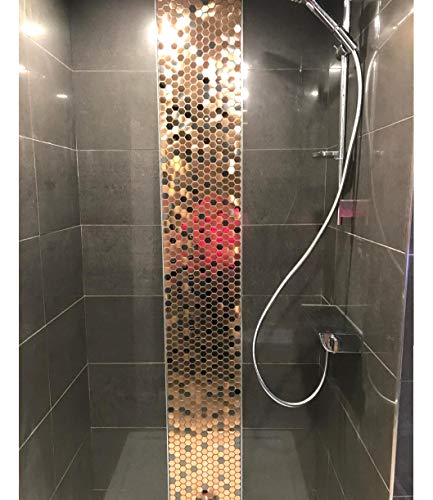 Metallic Bathroom Tiles Ideas For Something Different Furniture Fashion