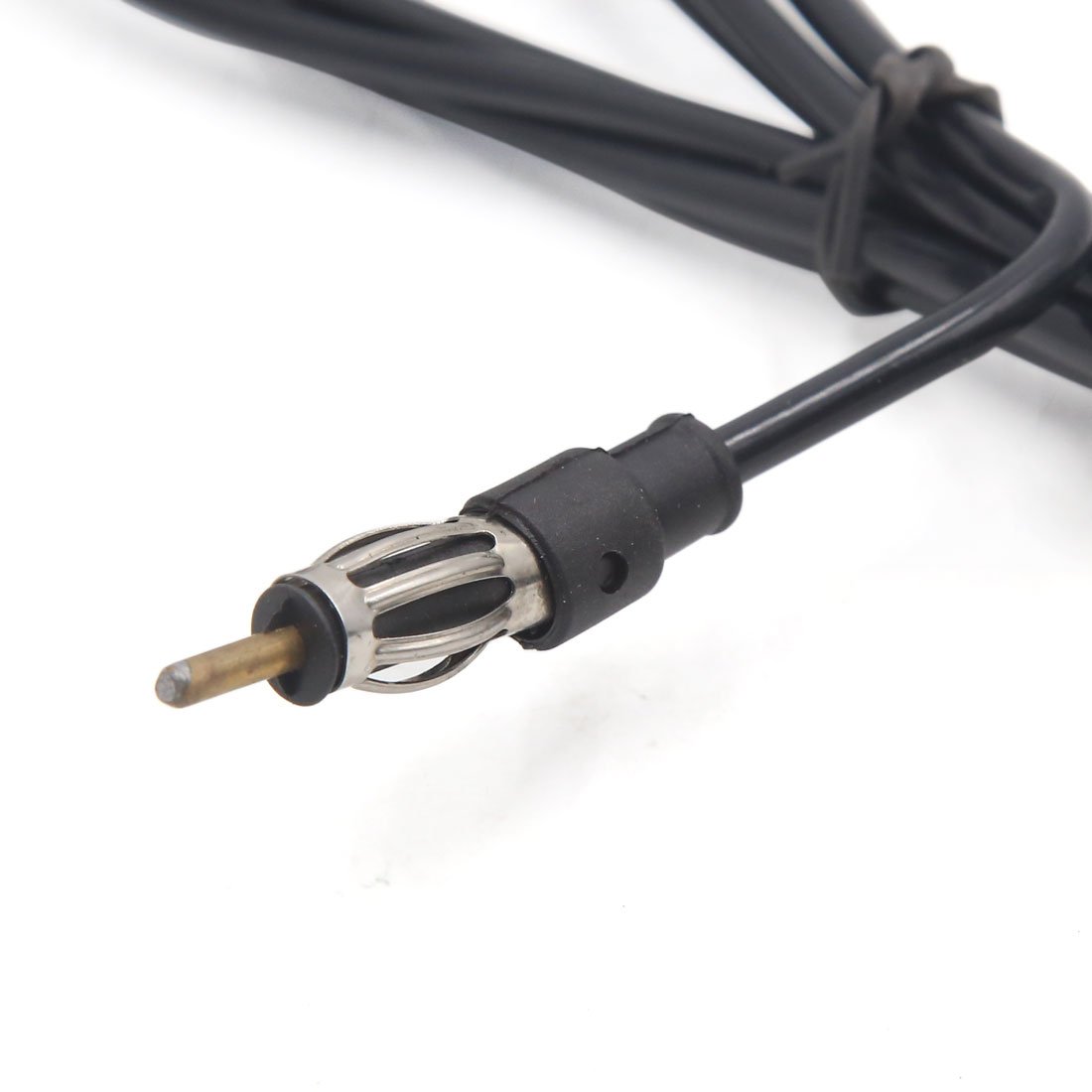 sourcing map Universal Magnetic Base Car Rear Trunk Mounting AM FM Radio Signal Antenna Aerial, Black,Silver Tone, 36 x 10.5 x 7.5 cm - Image 3