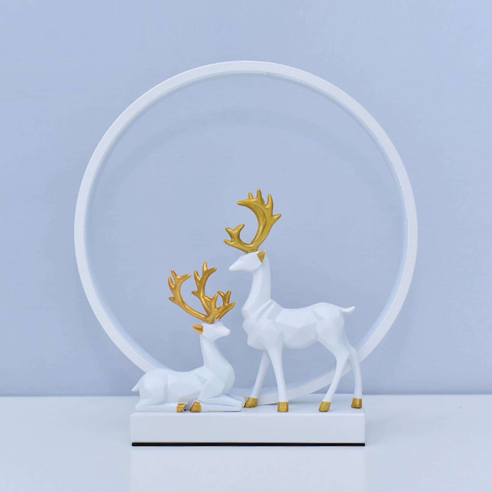 Lampka nocna LED Deer Dekoracyjna lampa biurkowa, Ochrona oczu Lampka nocna USB do sypialni, pokoju wieloosobowego, biura, relaksujące miękkie oświetlenie, energooszczędne,