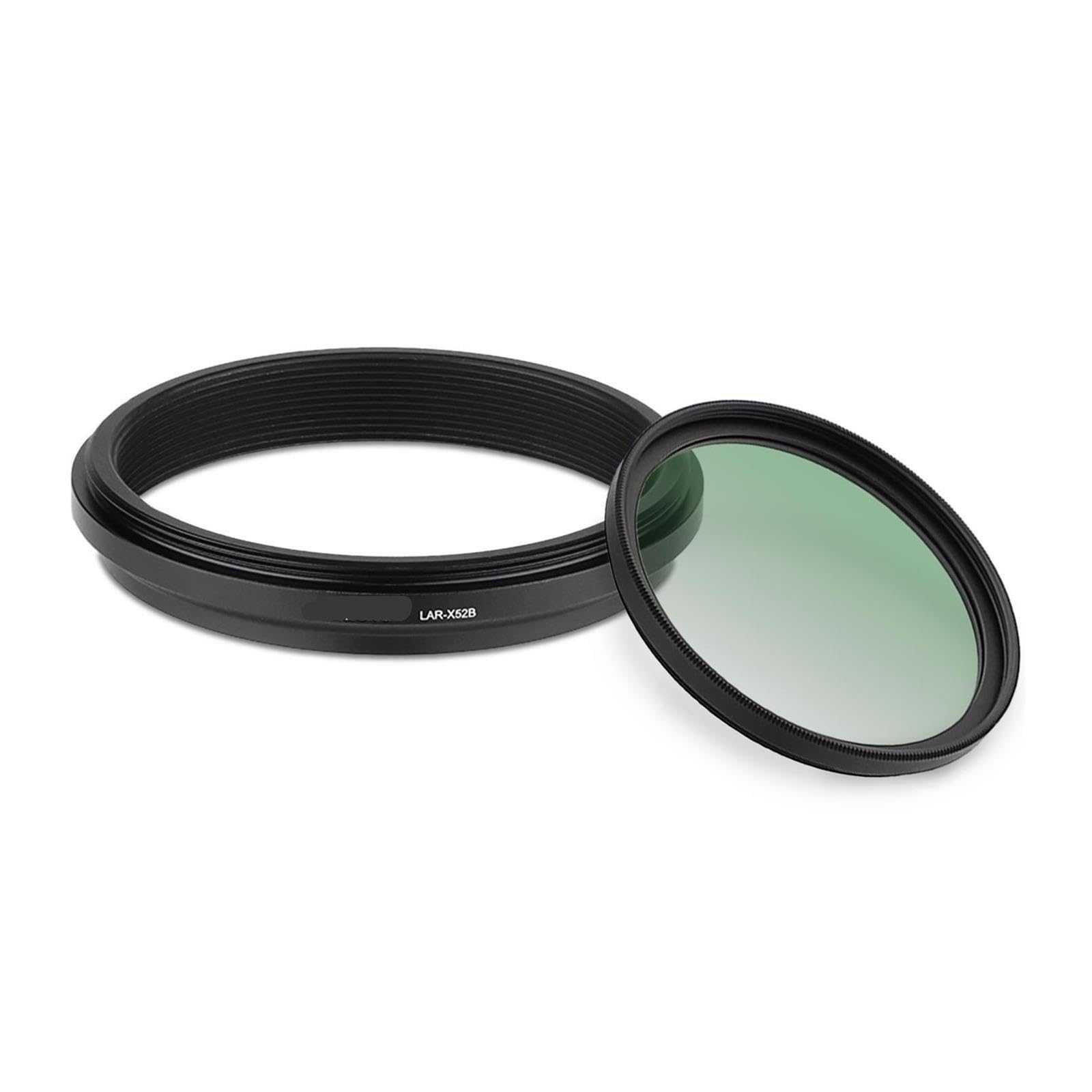 Anello adattatore filtro obiettivo compatibile for Fujifilm X100VI X100V fotocamera adatta 49 mm UV CPL filtro ND copriobiettivo sostituisci AR-X100(F)