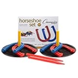 CHAMPION SPORT, Indoor/Outdoor Rubber Horseshoe Set