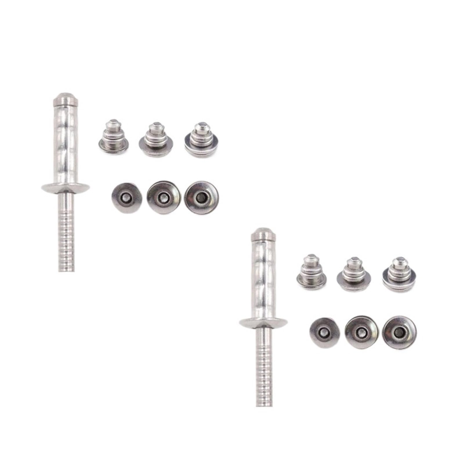 Nity aluminiowe, Zestaw nitów zrywalnych Multi-Grip ze stali nierdzewnej, 500 sztuk w różnych rozmiarach(4x25 Mm)