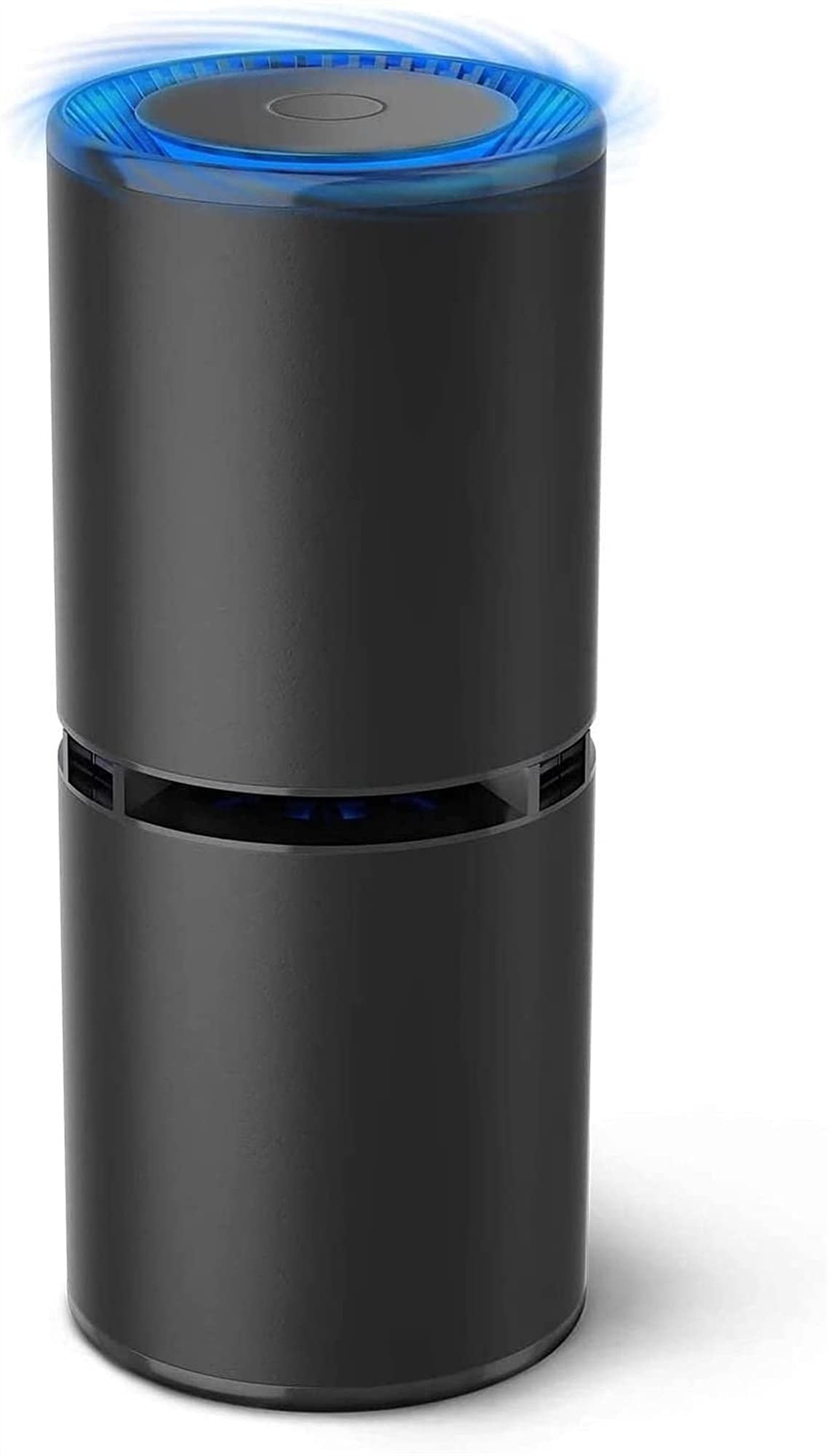 Purificador de aire ionizador para coche, generador negativo con doble puerto USB, limpiador de aire para automóviles y habitaciones pequeñas. Eliminador: humo, polvo