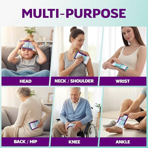 Image of Instant Ice Packs for Injuries 25 Packs (7 inch x 4 inch) | Instant Ice Cold Pack - Cold Compress Disposable Ice Pack for Pain Relief, First Aid Essential, Swelling, Toothache, Athletes & Outdoor Activities