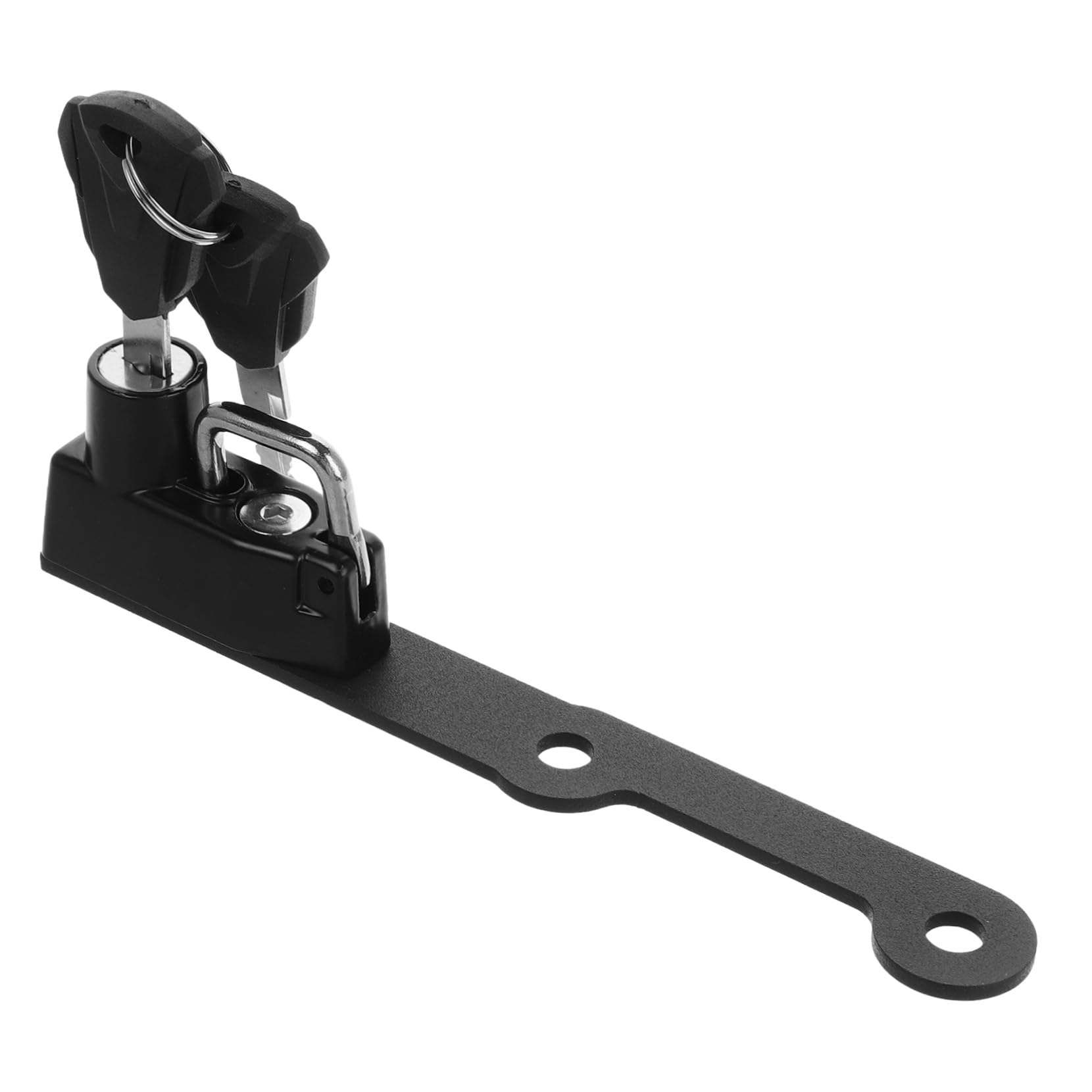 Gatuida Lucchetto Antifurto per Casco da Motocicletta in Metallo Nero, Installazione Semplice, Sicurezza Affidabile per Motociclette e Scooter Elettrici