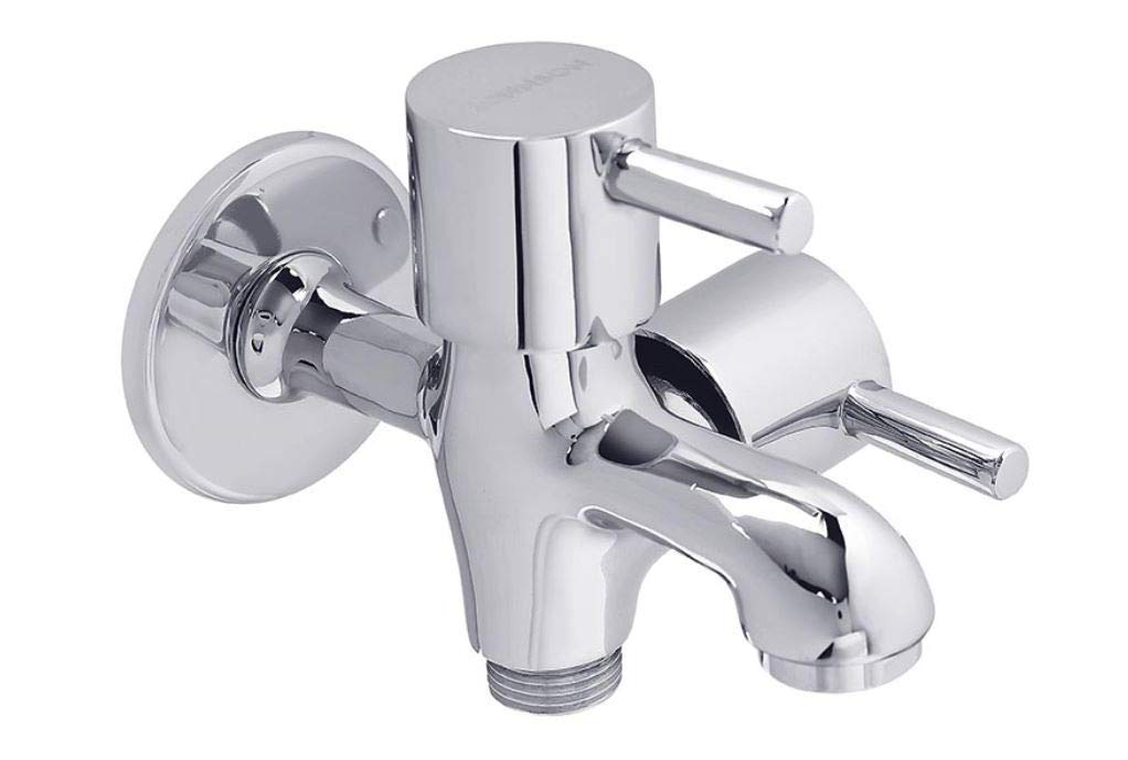JOHNSON T2908C Ruby 2-In-1 Brass Bib Cock With Wall Flange || 10 Year Warranty || (Chrome Finish) (B07N1LGRMQ) Amazon Price History, Amazon Price Tracker