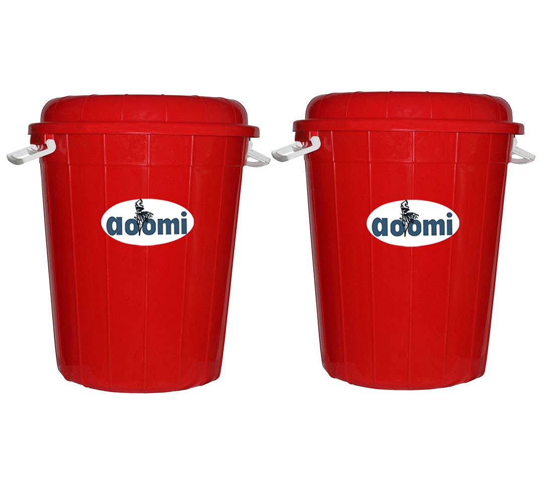 AOOMI New Multipurpose Plastic Storage Bucket Drum 100 LTR with Lid Pack of 2 (B09BL6M1YV) Amazon Price History, Amazon Price Tracker