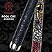 Collapsar CBP Pool Stick with 1X1 Hard Case,13mm Tip with Low Deflection Technology Billiard Cue,58