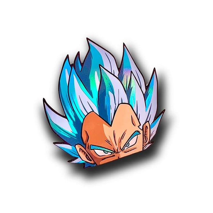 Buy SUGOIISLAPS 4 5 Holographic Waterproof Vegeta Dragon Ball DBZ 