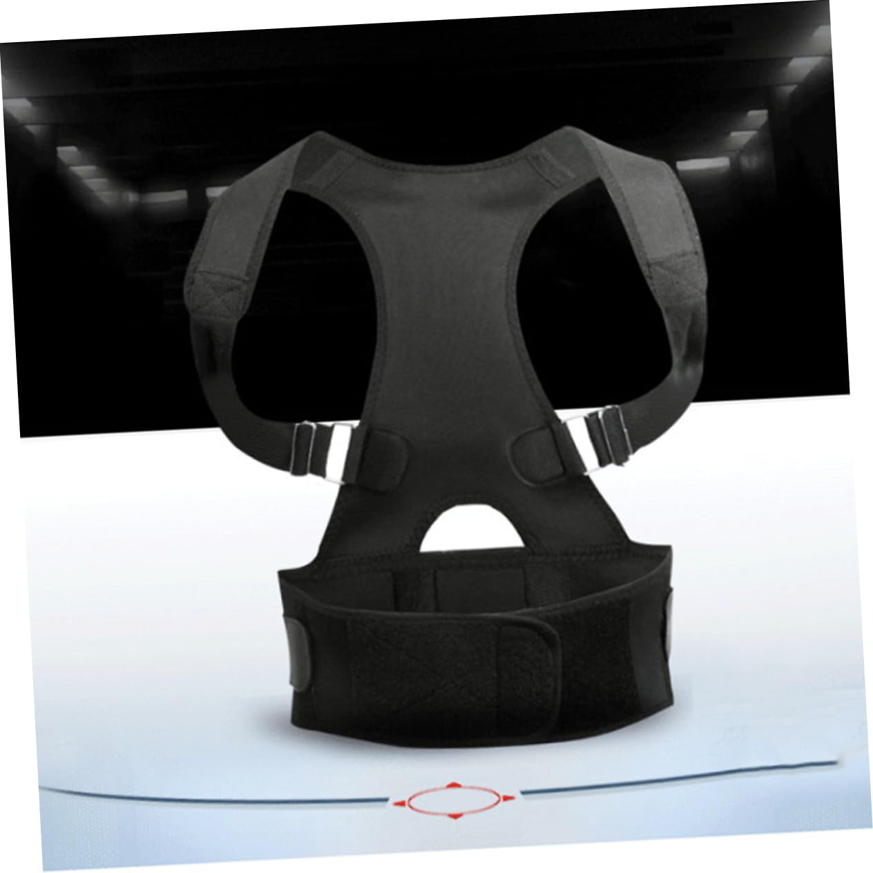 BESTYASH Posture for Women Men Lumbar Support Belt Adjustable Brace Spine Posture Brace for Adults