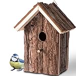GARDIGO® Casita y Comedero para Pájaros | Acabado ...: 🐦 𝗥𝗘𝗙𝗨𝗚𝗜𝗢 𝗣𝗔𝗥𝗔 𝗣𝗔𝗝𝗔𝗥𝗢𝗦: Con el nido de madera para pájaros Gardigo creará un refugio y una ayuda en invierno para los pájaros pequeños en su jardín. 🌲 𝗔𝗖𝗔𝗕𝗔𝗗𝗢: La ayuda de anidación para pájaros de Gardigo está hecha completamente de madera y tiene u...
