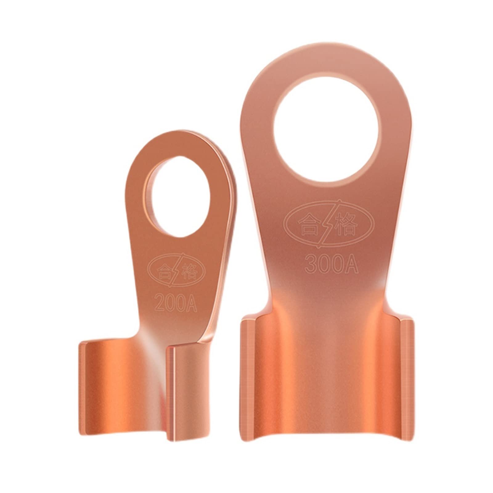Cosses électriques à anneau, Borne à sertir en cuivre OT Non isolée, cosse à anneau, 10-400A, 10/50 pièces(100a,50pcs)