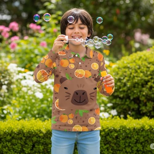 HUIACONG Kids Golf Shirts for Boys Girls Tops Children Sweatshirts4