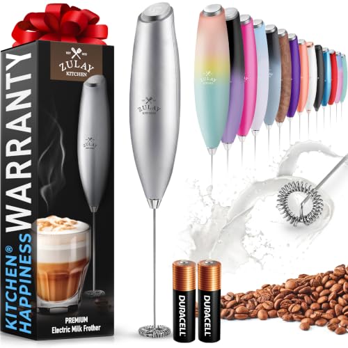 Zulay Powerful Milk Frother For Coffee With Upgraded Titanium Motor