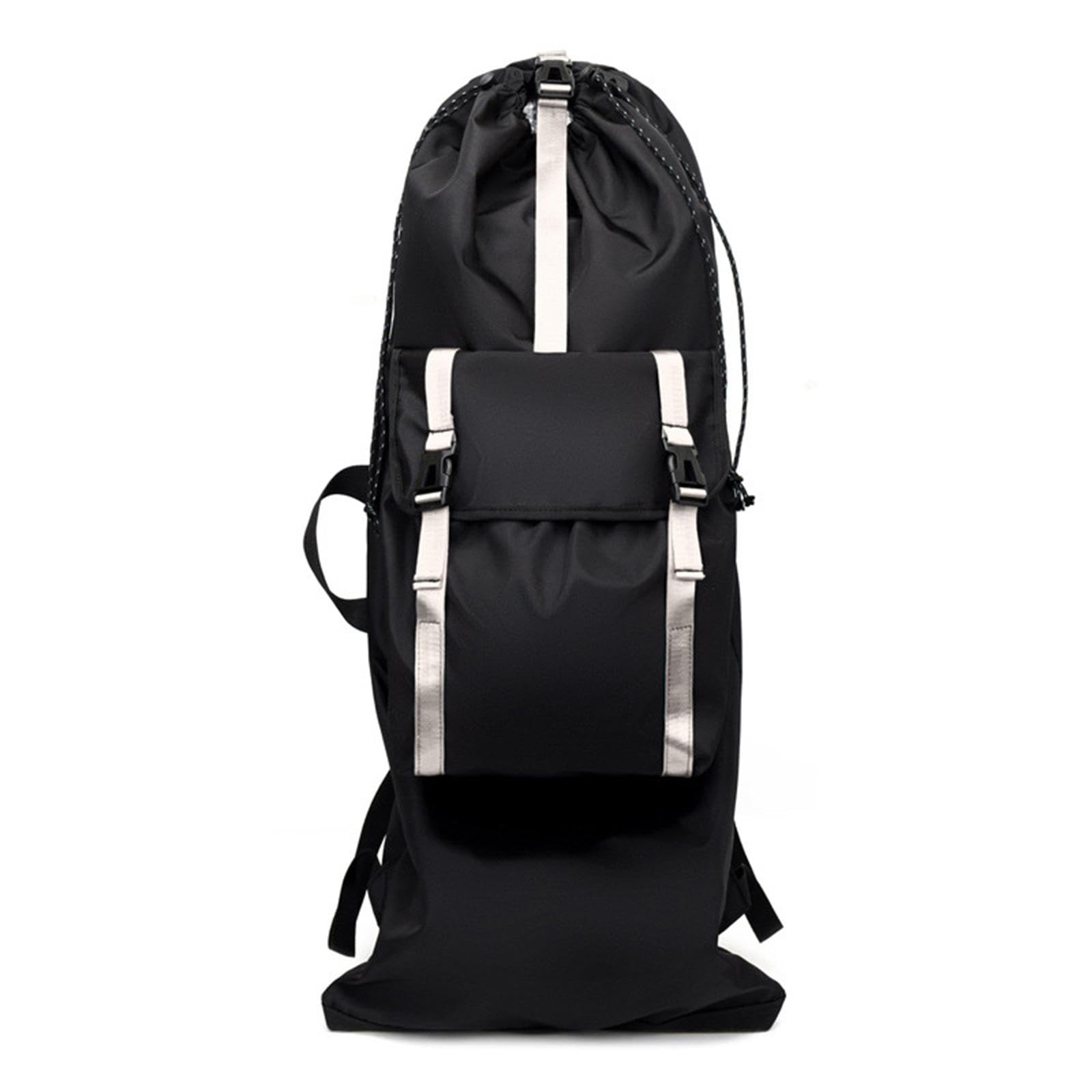 Sac à Dos pour Skateboard, Sacoche pour Longboard, Sac de Transport, Imperméable, Réfléchissant, Multifonctionnel pour Les, Les Activités de P, Beige