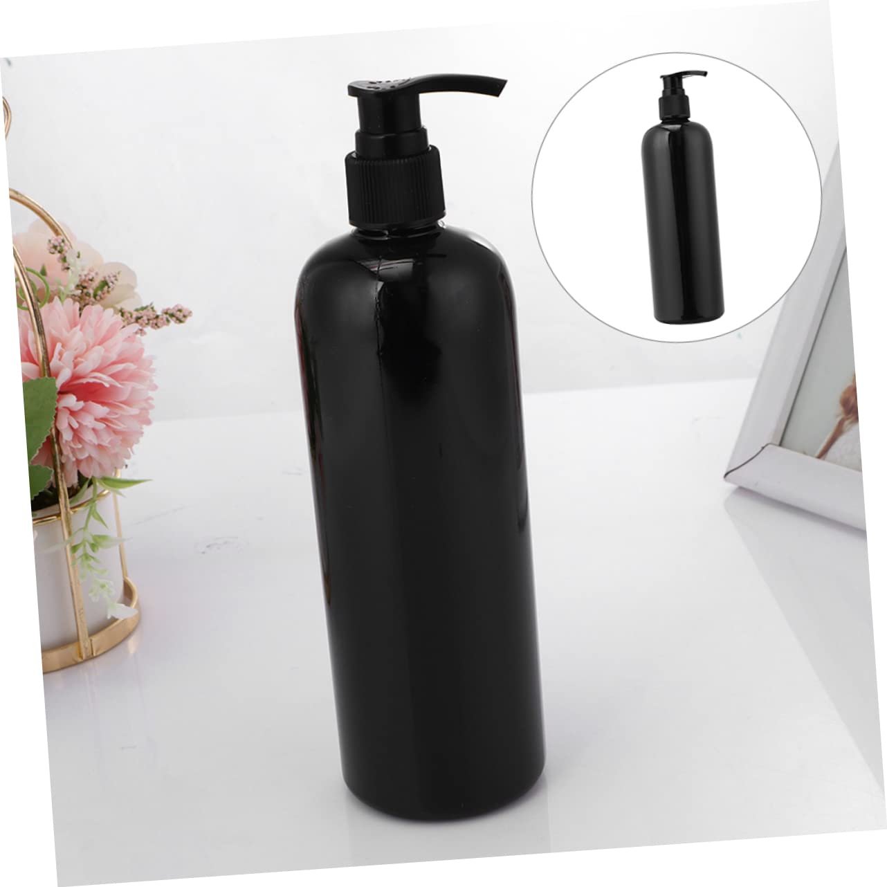 AUTSUPPL 4pcs Press-Type Emulsion Bottles Lotion Dispenser for Shampoo and Shower Gel Bath Accessories Leak Design Lightweight and Portable