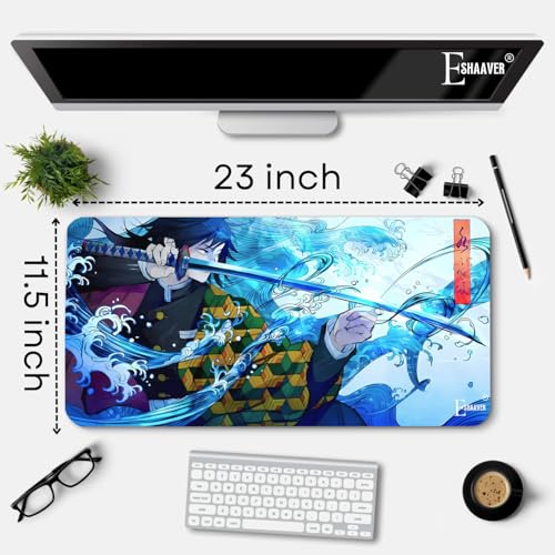 Image of Anime fearturing Large Arcade Gaming Mouse Pad, Extended Desktop Mat, 58 x 28 cm (DS 1)