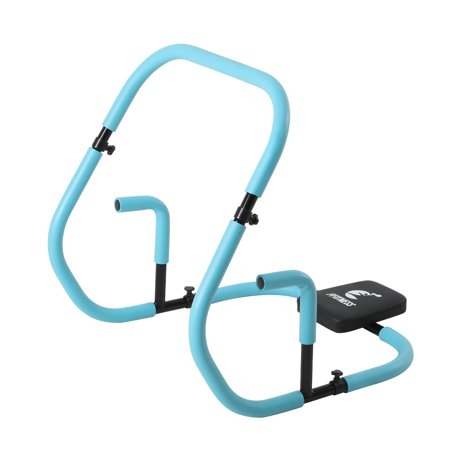 FFITNESS AB Crunch Trimmer pour Sit UPS avec appuie-tête AB Trainer, outil pour entraînement de maison, salle de sport, bleu ciel