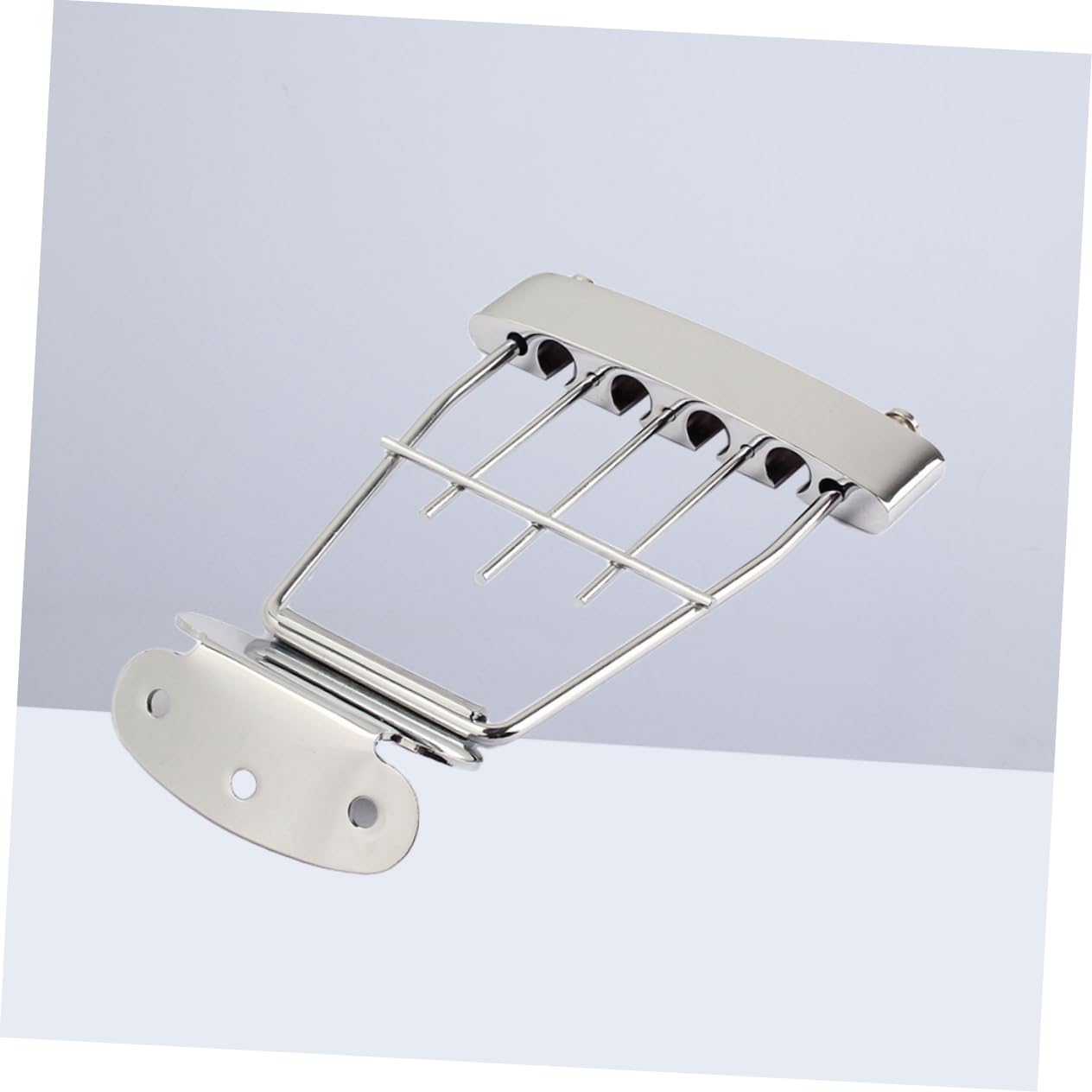 ERINGOGO Adjustable Guitar Tailpiece Bridge Archtop Guitar Tailpiece Replacement 15mm Spacing Sturdy Steel Zinc Alloy