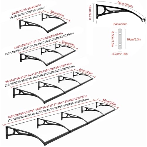 Solution parfaite pour abri extérieur auvent en aluminium - 6