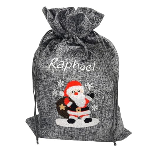Zwucki Bio Jute Nikolaussack Nikolausbeutel in versch. Farben mit...