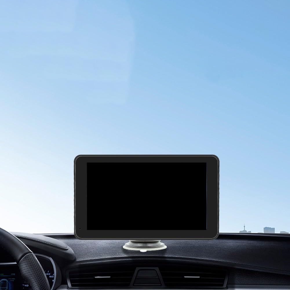 Lettore MP5 portatile da 7 pollici con video di retromarcia HD wireless per CARPLAY e per ANDROID Auto 2.5D IPS Schermo 5.4 WiFi6 Altoparlante incorporato per cruscotto del veicolo