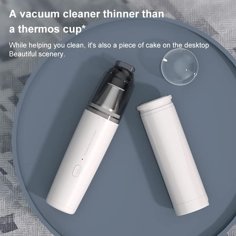 Haran Portable Car Vacuum Cleaner with Powerful Motor Dura Clean with Stainless Steel HEPA Filtration | Lightweight, Compact & Durable Body 1