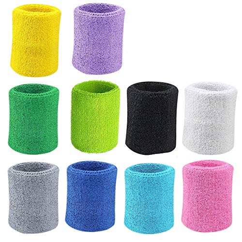 Payanwin 10 Pairs Sports Wristbands thumb #5